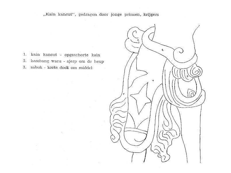 kain kancut-kembang waru-sabuk-young princes-warriors